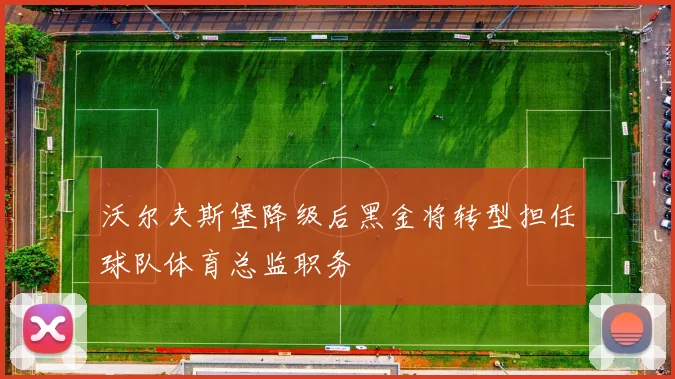 沃尔夫斯堡降级后黑金将转型担任球队体育总监职务